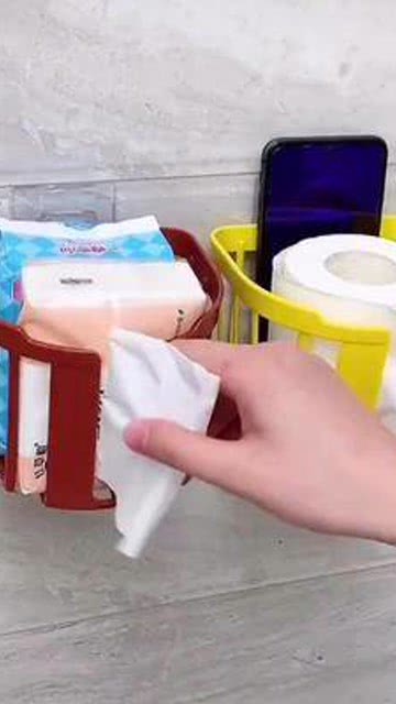 家居收納新選擇 多功能卷紙收納筐，實用好物提升生活品質